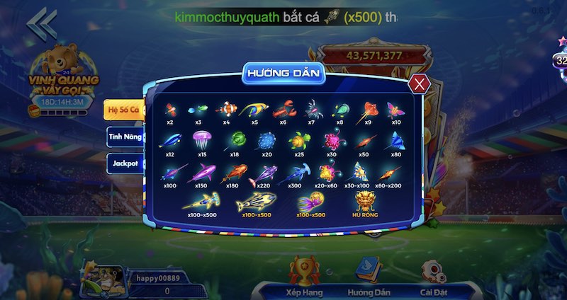 Bắn cá đổi tiền momo - Chơi game giải trí có thưởng khủng 4 Số lượng sinh vật biển đa dạng và phong phú