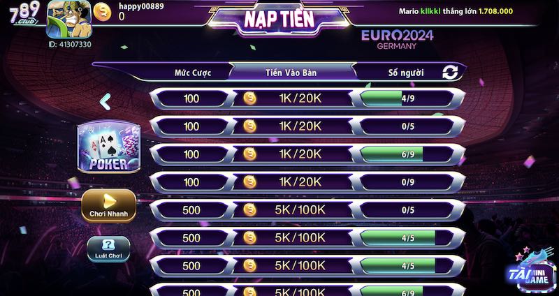 Game đánh bài rút tiền atm tại 789club cho anh em cược thủ 3 Các tựa game đánh bài hấp dẫn tại 789club